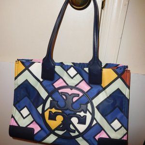 Tory Burch Ella Multicolored Printed Tote
